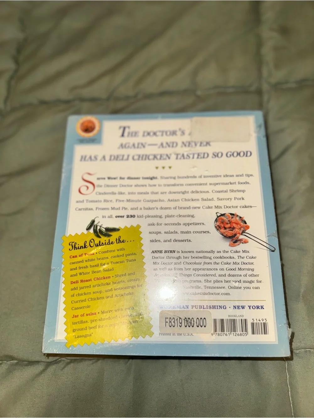 The Dinner Doctor Cookbook by - Blue Cover